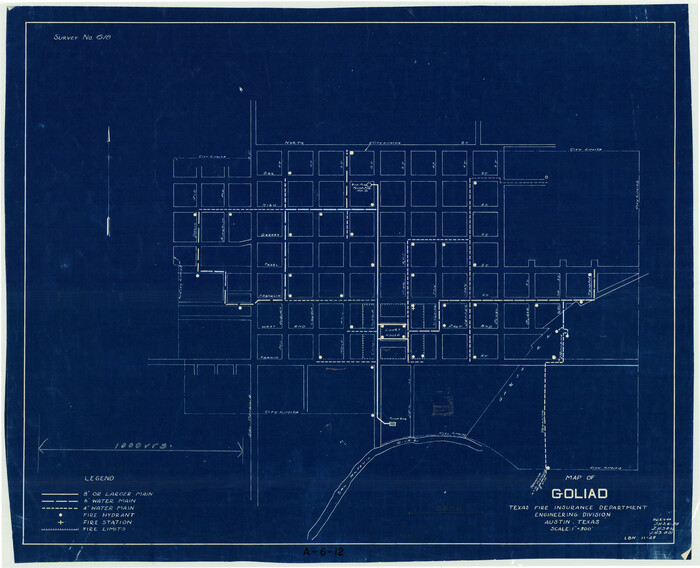 2205, Map of Goliad, General Map Collection