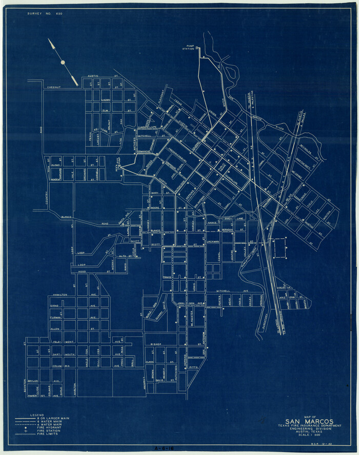 2211, Map of San Marcos, General Map Collection