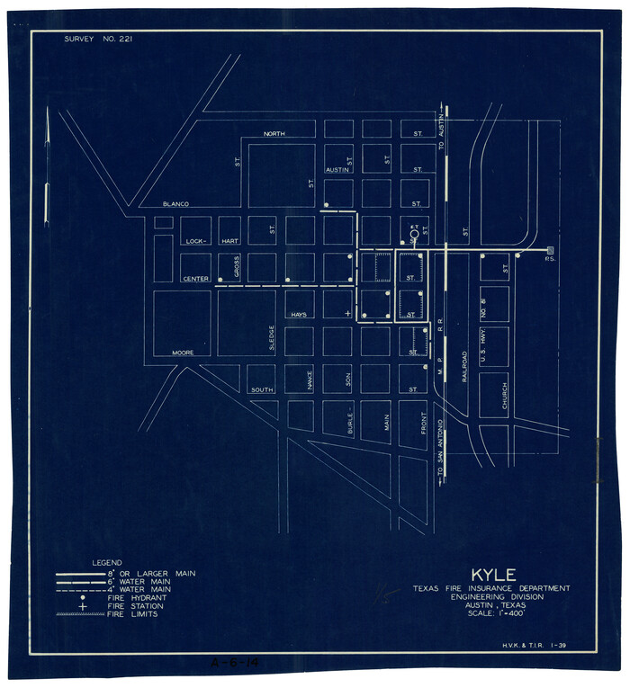 2253, Kyle, General Map Collection