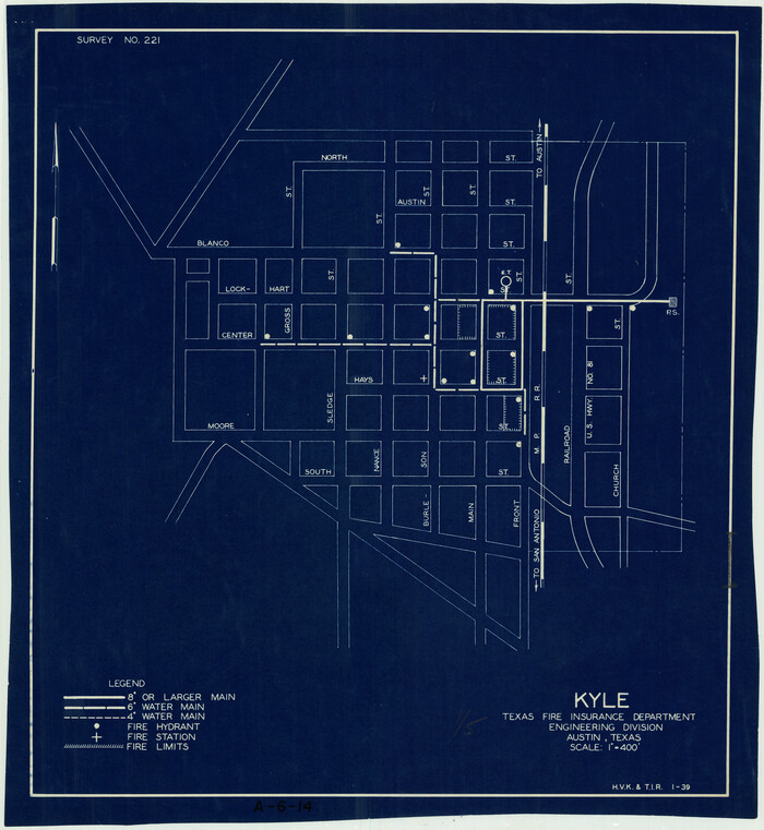 2253, Kyle, General Map Collection