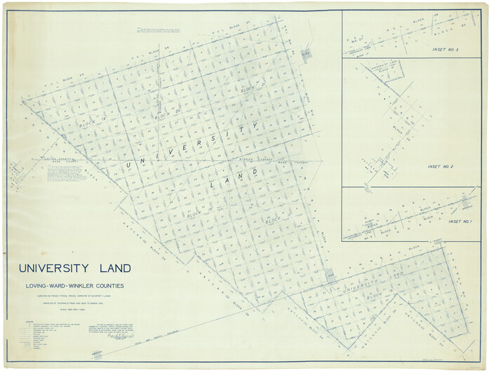2415, University Land Loving-Ward-Winkler Counties, General Map Collection