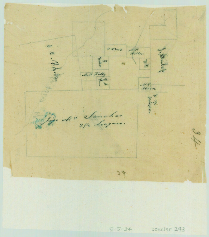 243, [Surveys along Davidson's Creek], General Map Collection