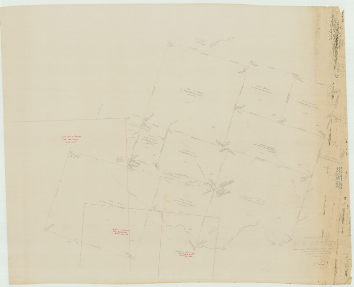2453, Working Sketch, Goliad & Bee Counties, General Map Collection