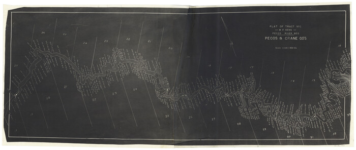 2467, [Pecos River Bed], General Map Collection
