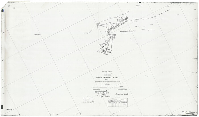 2691, Hydrographic Survey H-1288B Corpus Christi Pass, General Map Collection

