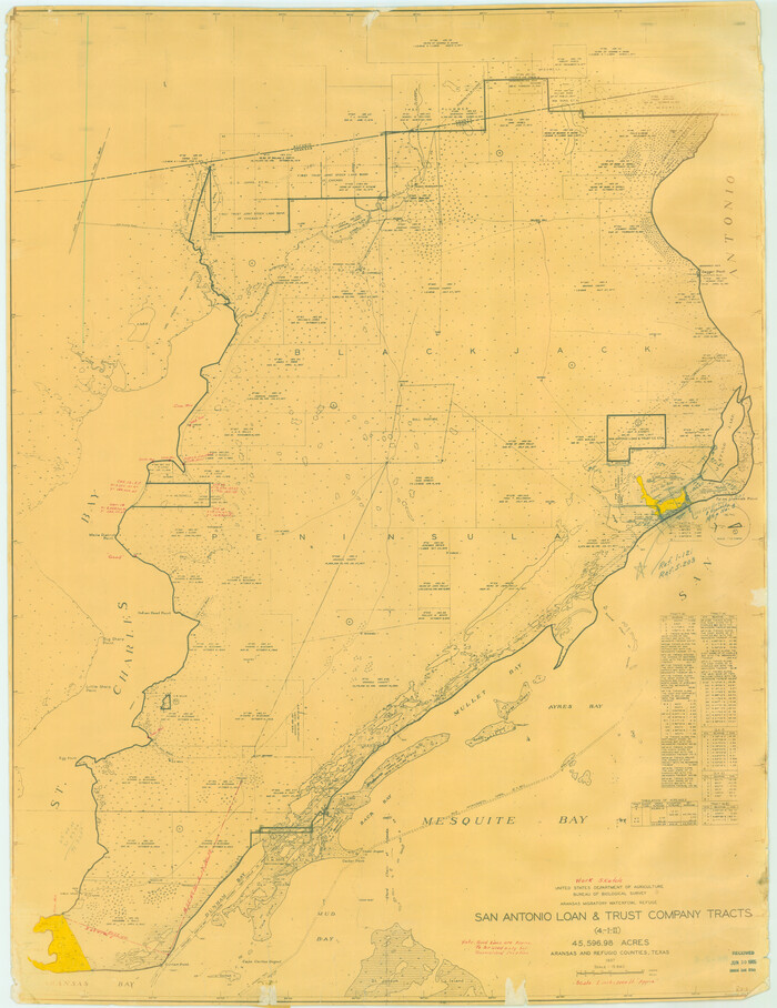 2693, Aransas Migratory Waterfowl Refuge in Aransas and Refugio Counties, General Map Collection