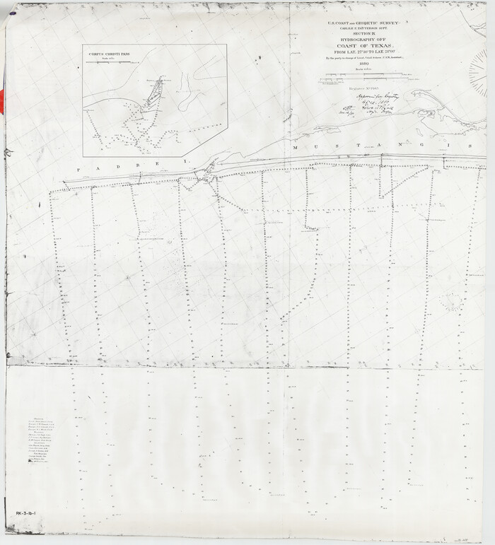 2695, Hydography Survey H-1465 Corpus Christi Pass, General Map Collection