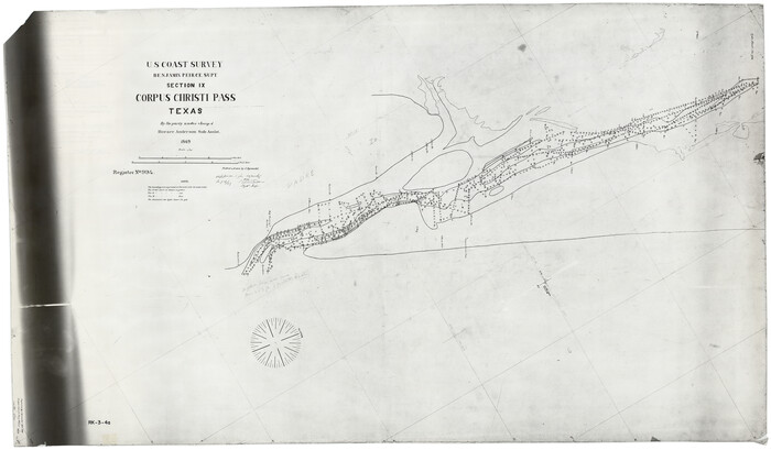 2700, Hydograhic Survey H-994, Corpus Christi Pass, General Map Collection
