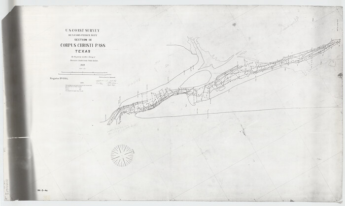 2700, Hydograhic Survey H-994, Corpus Christi Pass, General Map Collection