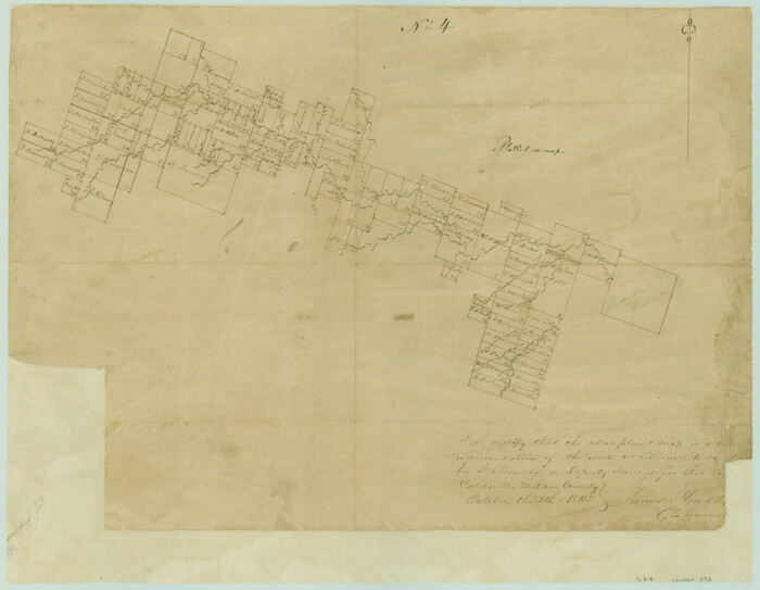 272, [Surveys in the Milam District along the Leon River], General Map Collection
