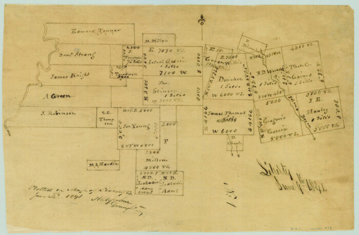 273, [Surveys in the Liberty District], General Map Collection