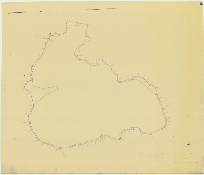 2922, E. N. Gustafson's survey of Sorthern Portion of Lake Austin, Matagorda Co., TX, General Map Collection