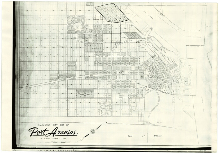 3040, Clarkson's City Map of Port Aransas, General Map Collection