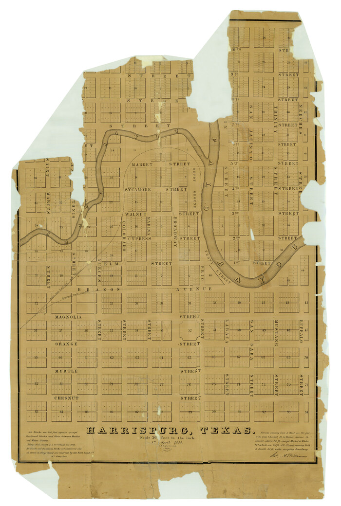 3044, Harrisburg, Texas, General Map Collection