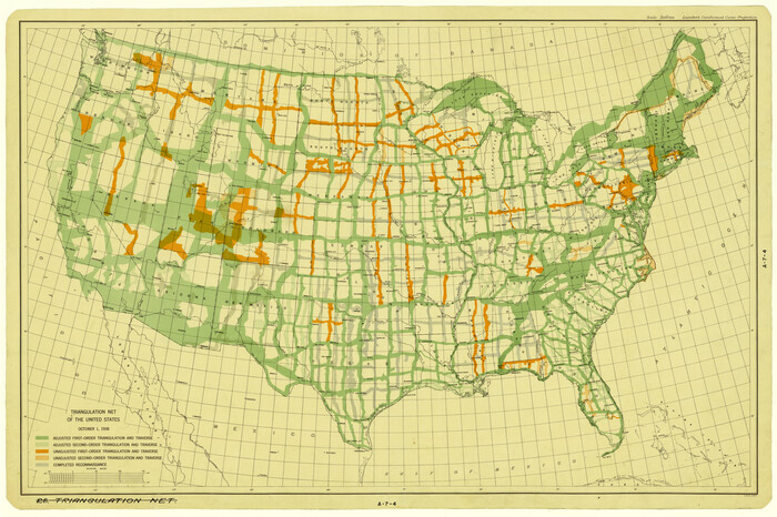 3117, Triangulation Net of the United States, General Map Collection