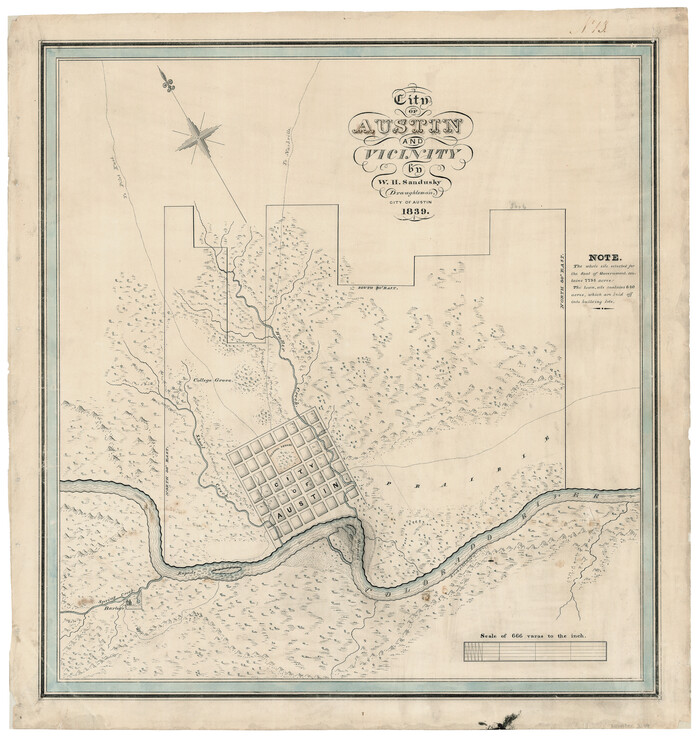 3149, City of Austin and Vicinity, General Map Collection
