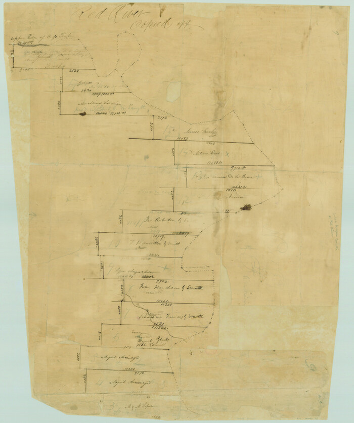 32, [Surveys along the Red River made for titles under Radford Berry, Commissioner], General Map Collection