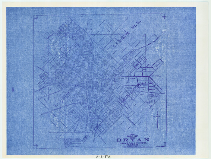 3210, Map of Bryan, Brazos County, Texas, General Map Collection