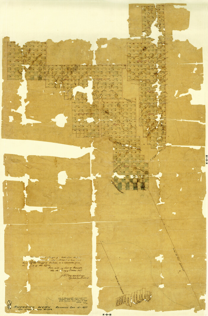 3220, Rucker's Work on Upper Red River, General Map Collection