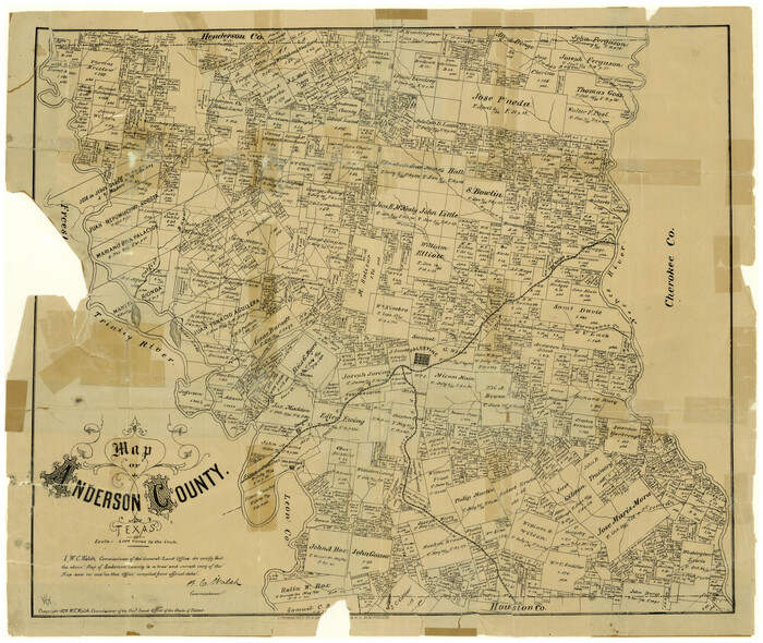 3229, Map of Anderson County, General Map Collection