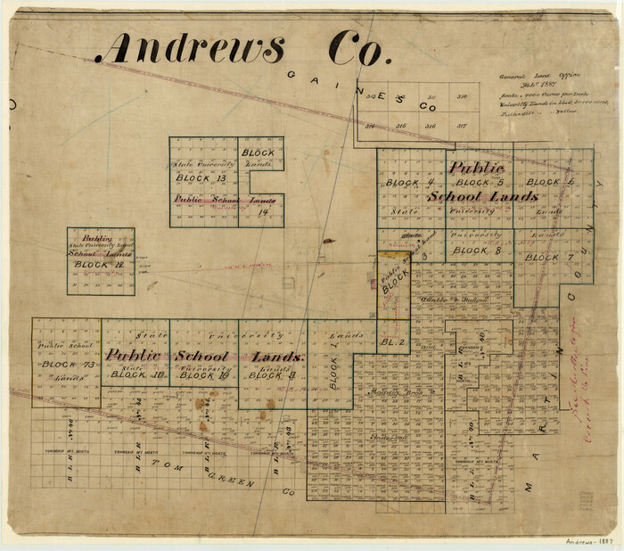 3230, Andrews County, General Map Collection