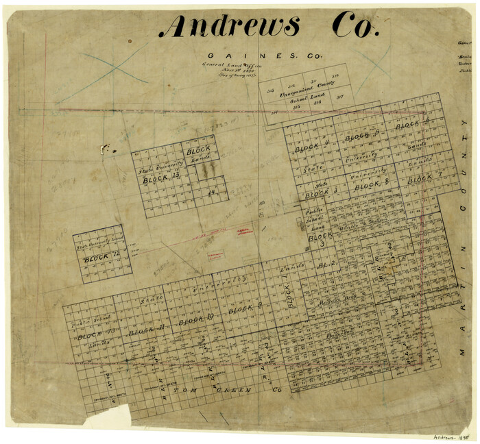 3231, Andrews County, General Map Collection