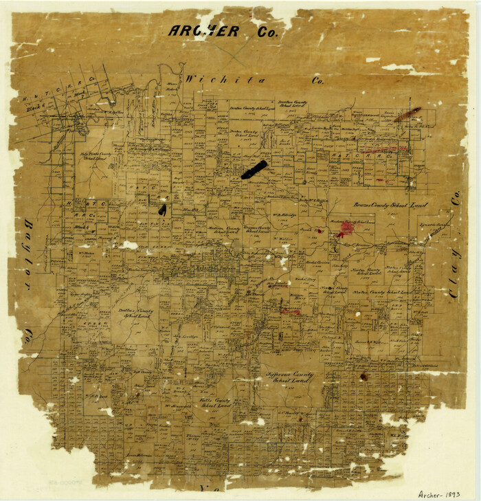 Archer County 3241, Archer County, General Map Collection 3241