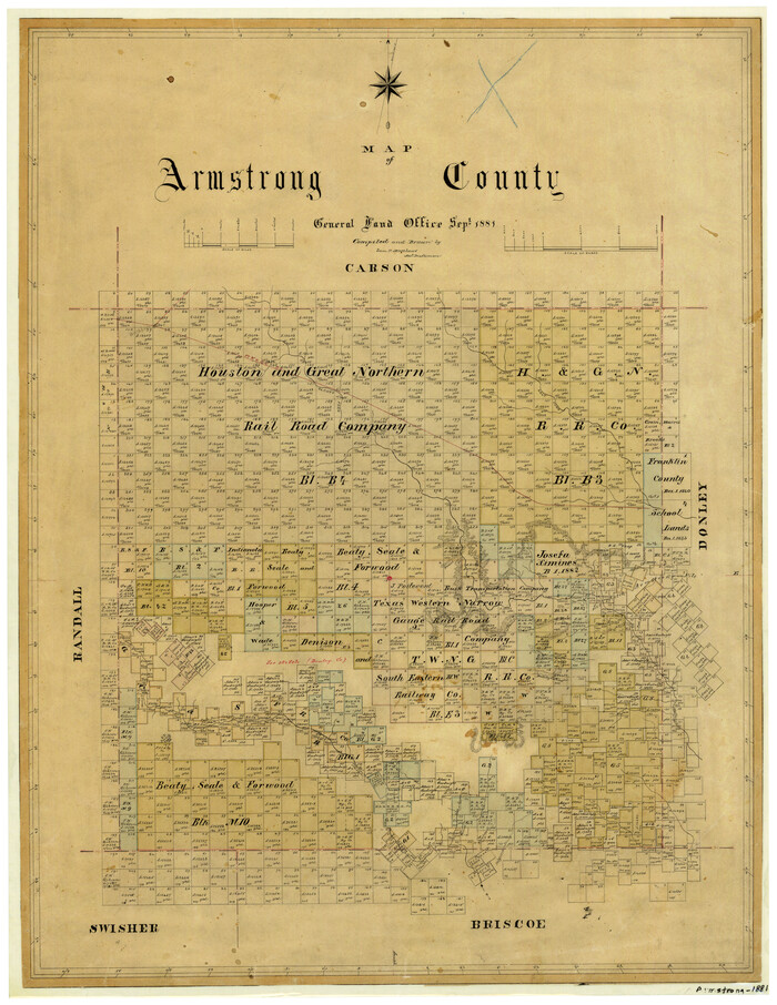 3243, Map of Armstrong County, General Map Collection