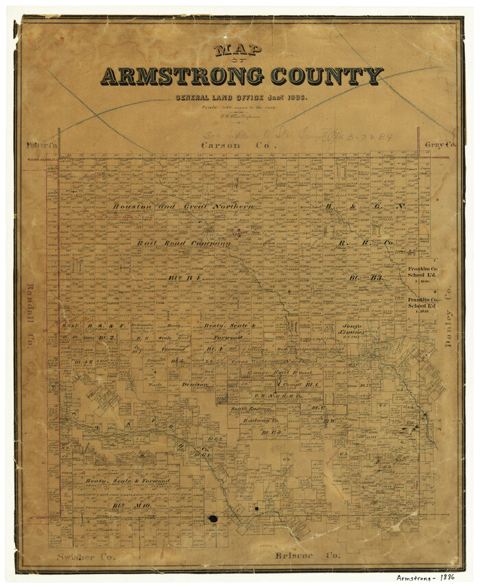 3244, Map of Armstrong County, General Map Collection