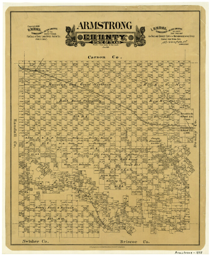 3245, Armstrong County, State of Texas, General Map Collection