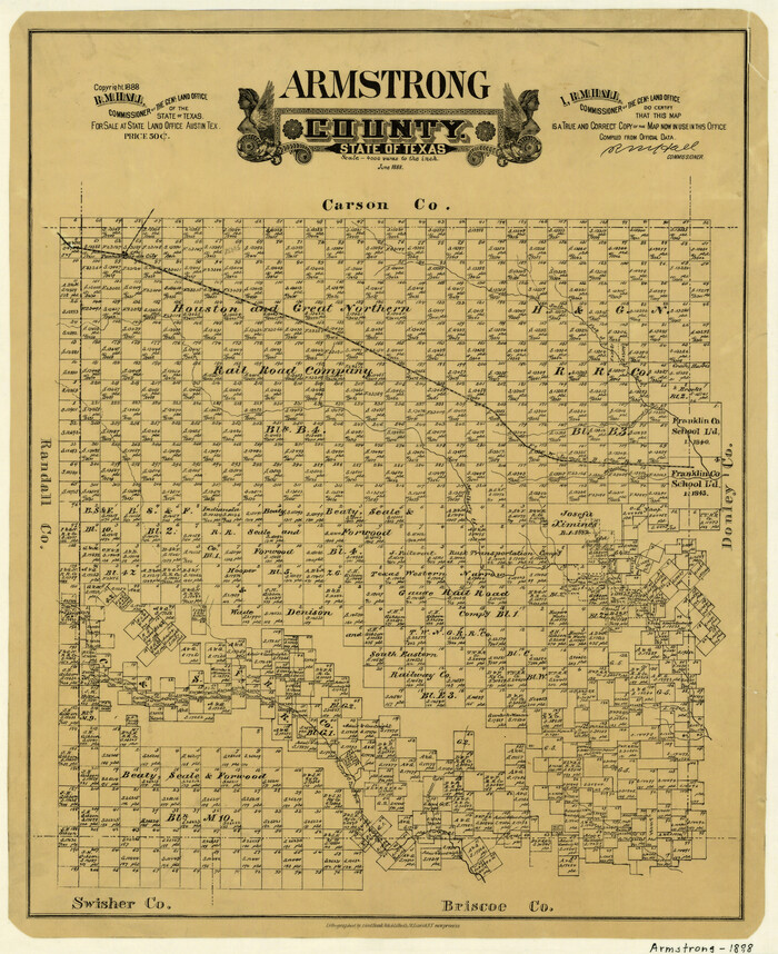 3245, Armstrong County, State of Texas, General Map Collection