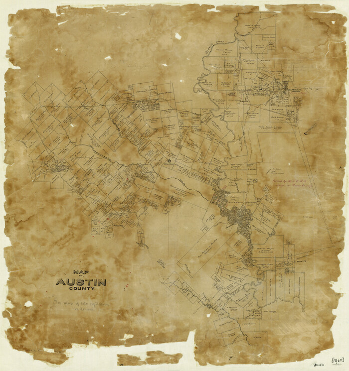 3252, Map of Austin County, General Map Collection