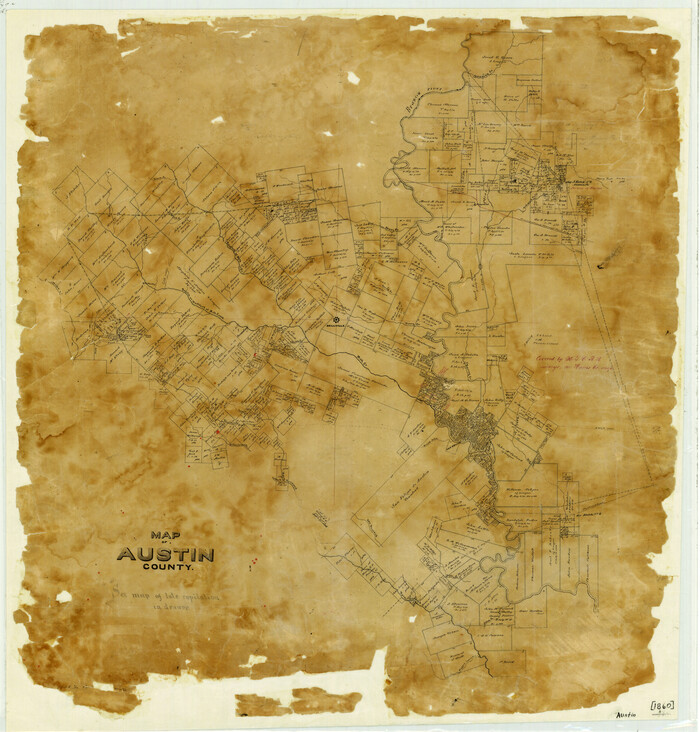 3252, Map of Austin County, General Map Collection