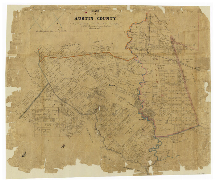 3253, Map of Austin County, General Map Collection