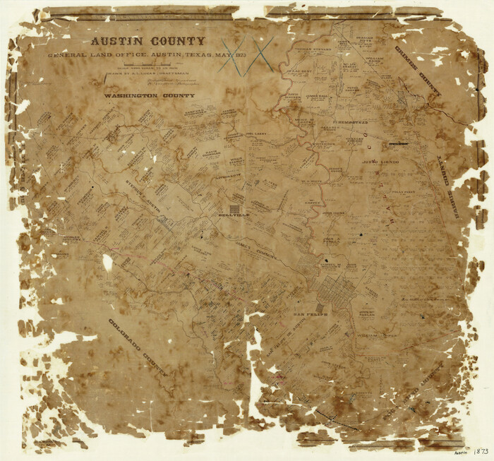 3254, Austin County, General Map Collection