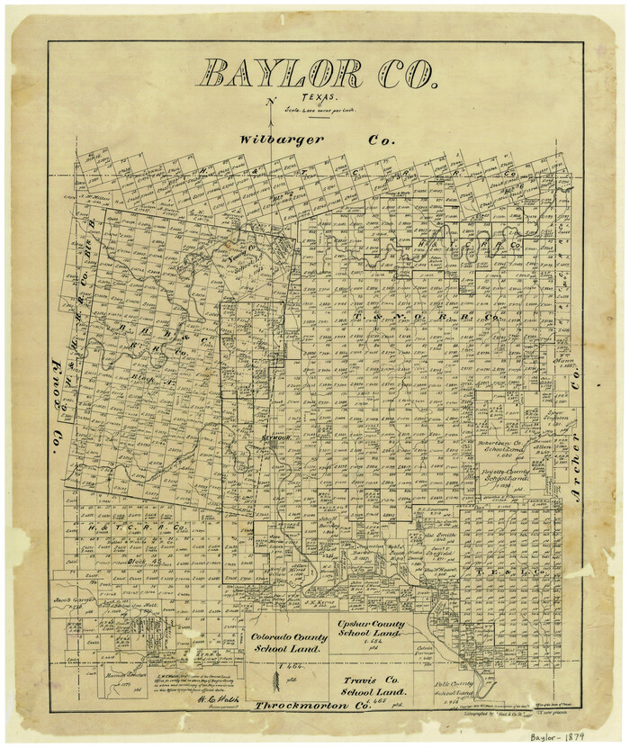 3283, Baylor County, General Map Collection