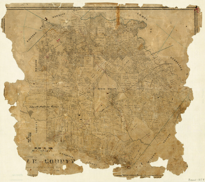 3298, Map of Bexar County, General Map Collection