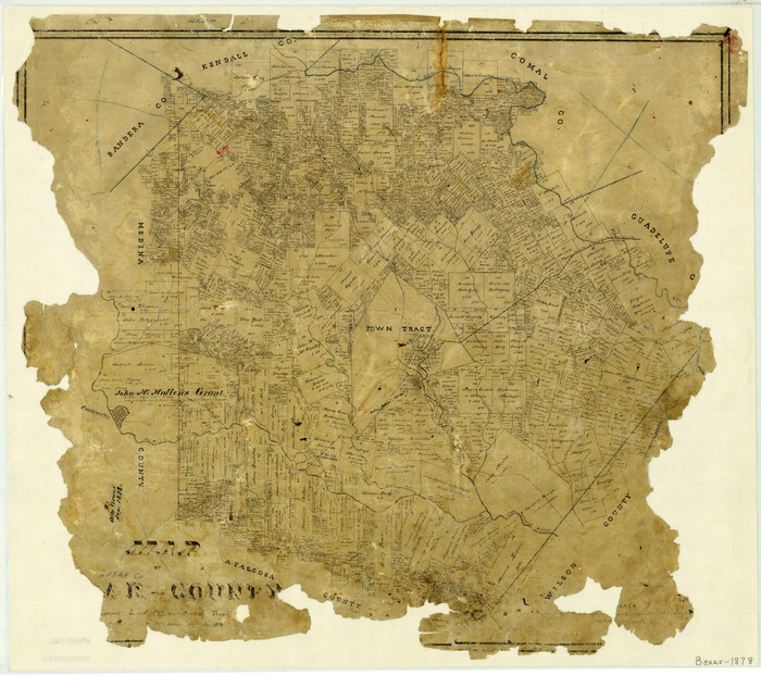 3298, Map of Bexar County, General Map Collection