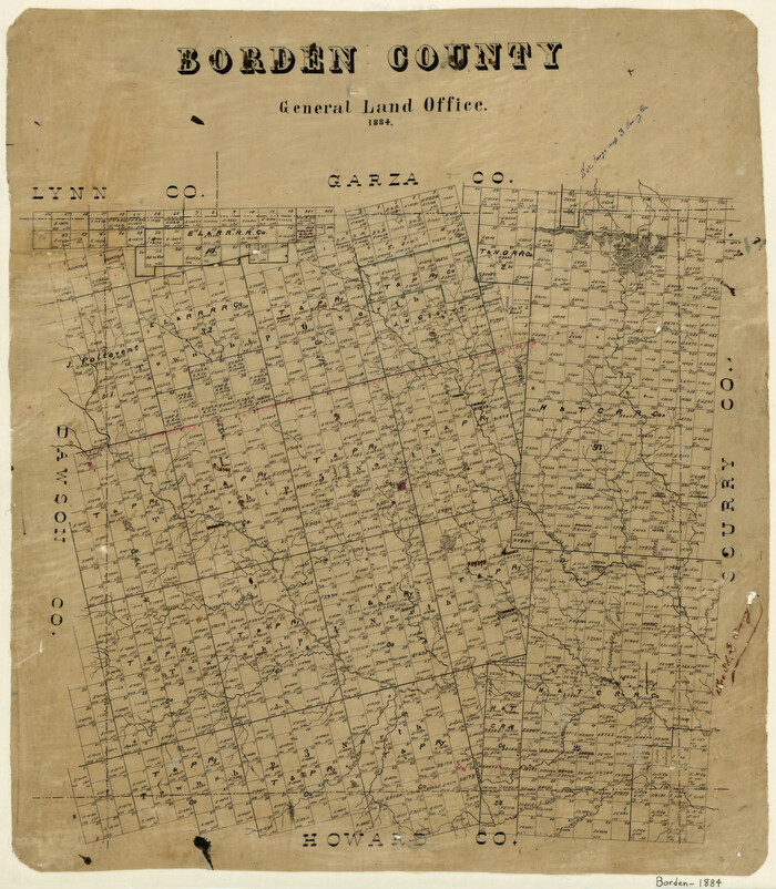 3310, Borden County, General Map Collection