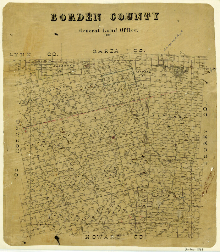 3310, Borden County, General Map Collection