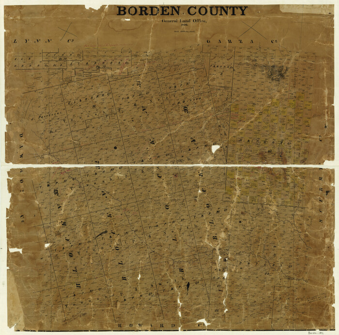 3311, Borden County, General Map Collection