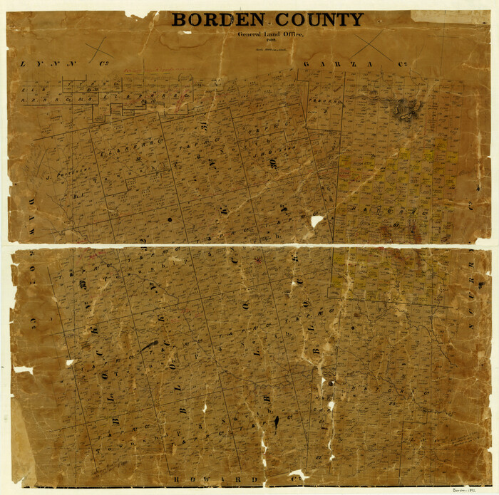 3311, Borden County, General Map Collection
