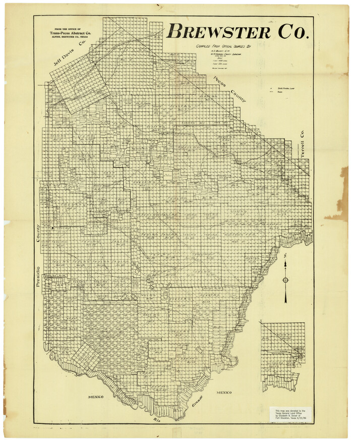 3330, Brewster County, General Map Collection