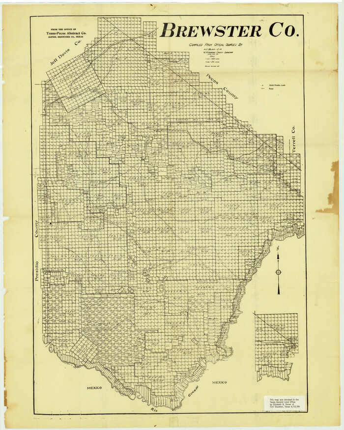 3330, Brewster County, General Map Collection