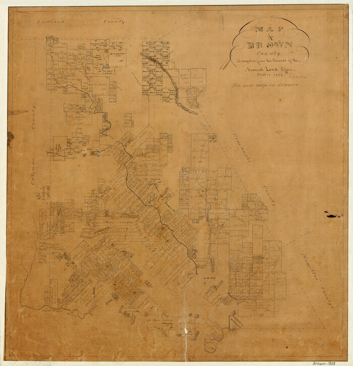 3336, Map of Brown County, General Map Collection