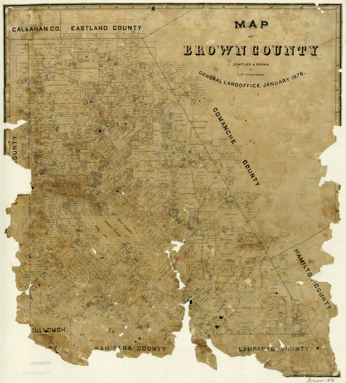 3341, Map of Brown County, General Map Collection