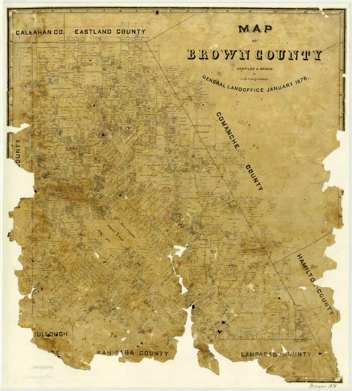 3341, Map of Brown County, General Map Collection