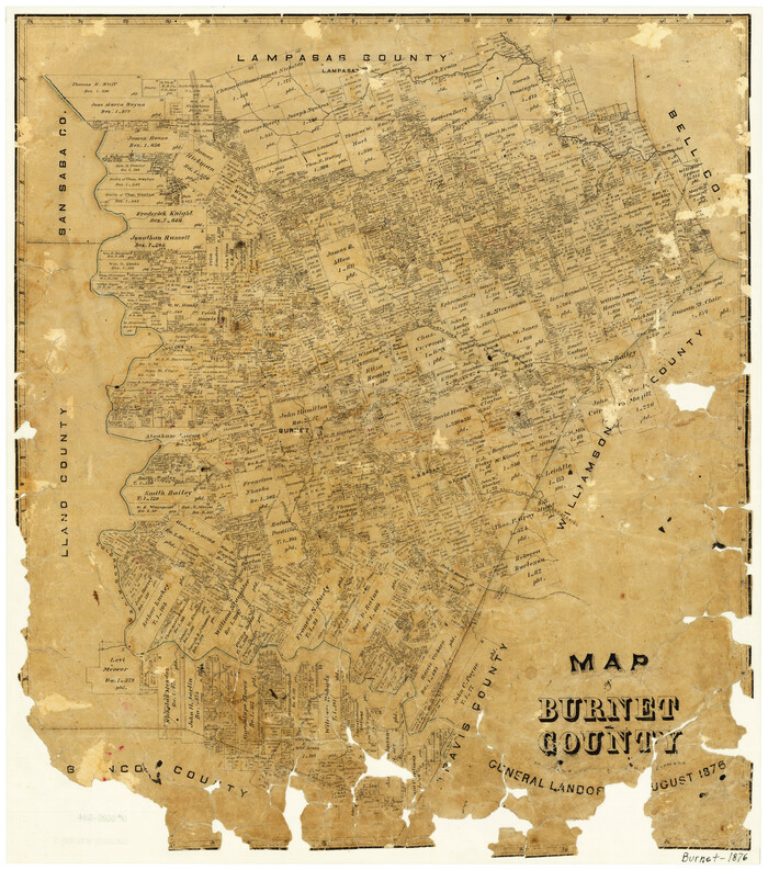 3352, Map of Burnet County