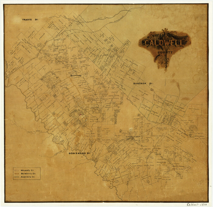 3354, Caldwell County, General Map Collection
