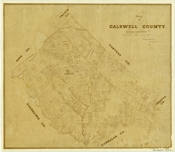 3357, Map of Caldwell County, General Map Collection